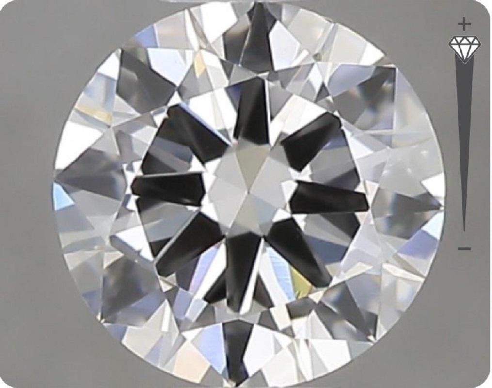 1 carat de diamant naturel, 1,00 carat, rond, G, VS1, certificat GIA en vente 1