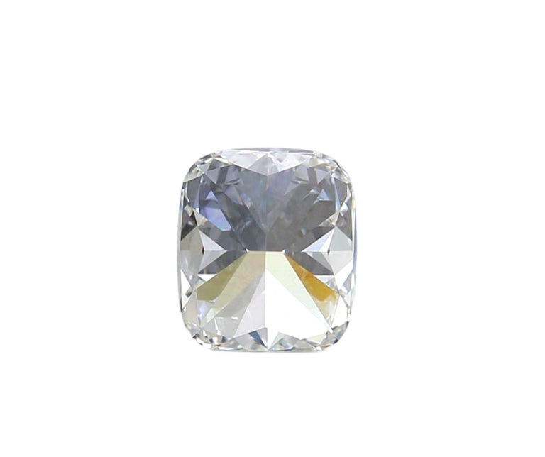 Cushion Cut 1 Pc Natural Diamond, 1.01 Ct, Cushion, H, IF 'Flawless', IGI Certificate For Sale