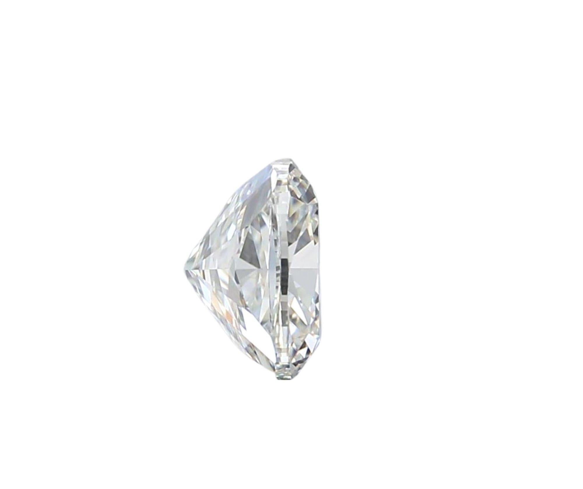 1 Pc Natural Diamond, 1.01 Ct, Cushion, H, IF 'Flawless', IGI Certificate In New Condition In רמת גן, IL