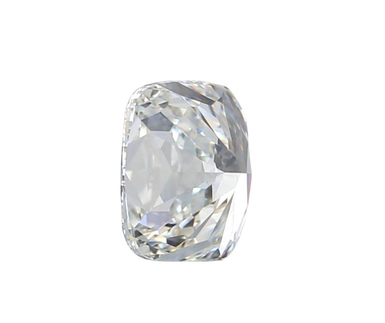 1 Pc Natural Diamond, 1.01 Ct, Cushion, H, IF 'Flawless', IGI Certificate For Sale 1