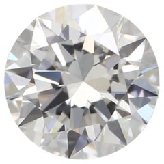1 Pc Natural Diamond, 1.03 Ct, Round, H, VVS1, IGI Certificate