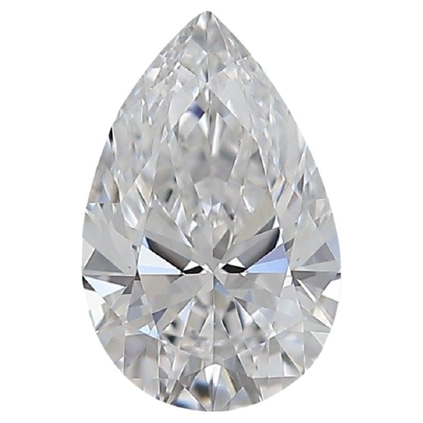 1 pc Natural Diamond - 1.53 ct - Pear - D (colourless) - VS1- IGI Certificate For Sale