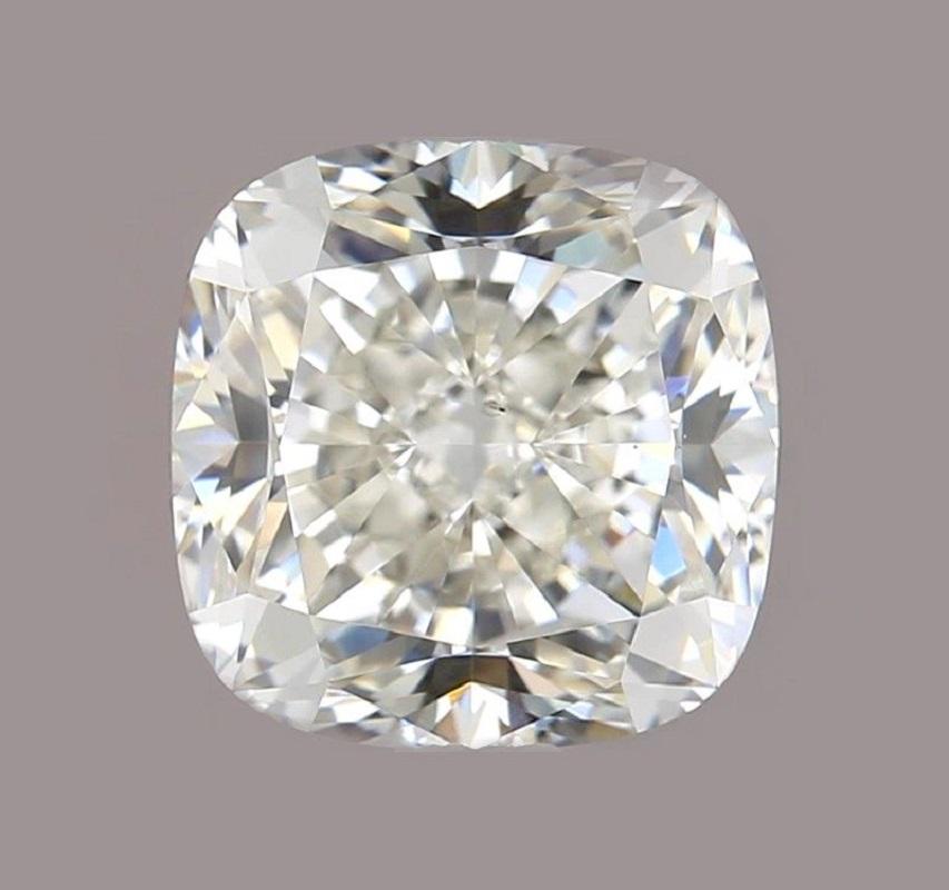 1 Pc Natural Diamond, 1.70 Ct, Cushion, J, VS2, GIA Certificate For Sale 1