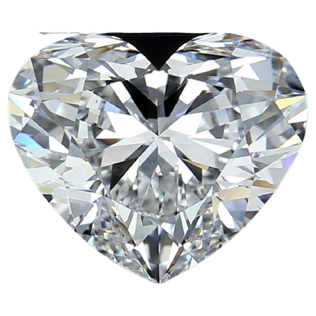 1 pc Natural Diamond - 4.01 ct - Heart - D (colourless) - VS2- GIA Certificate For Sale
