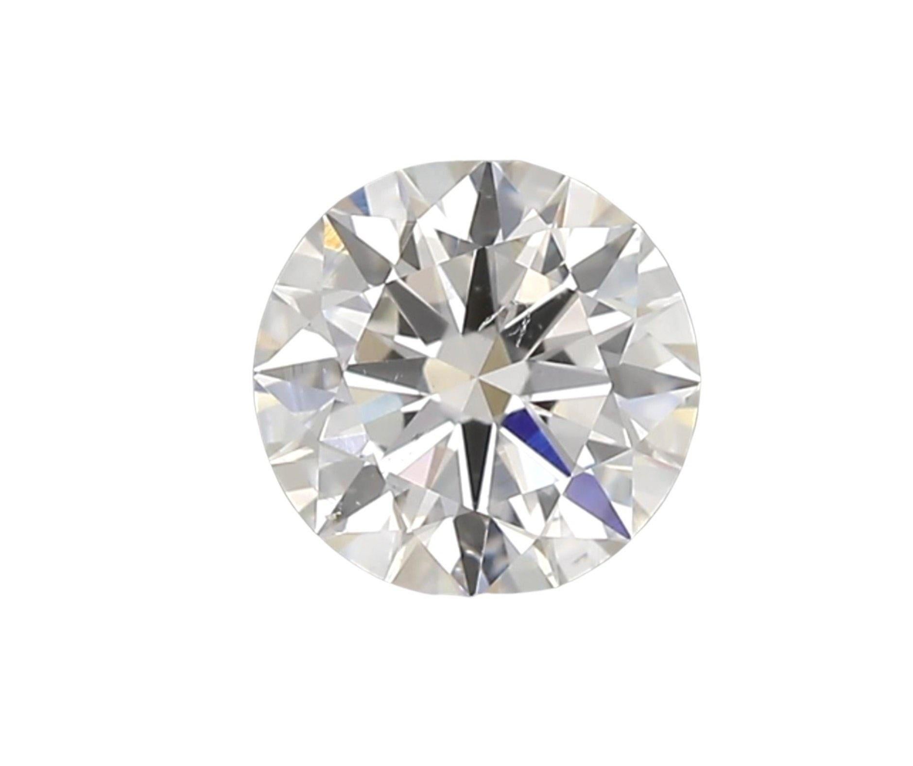 1 Pc Diamanti naturali, 0,33 Ct, rotondi, F, SI, certificato IGI in vendita 2