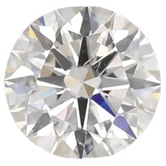 1 carat de diamants naturels, 0,33 carat, ronds, F, SI, certificat IGI