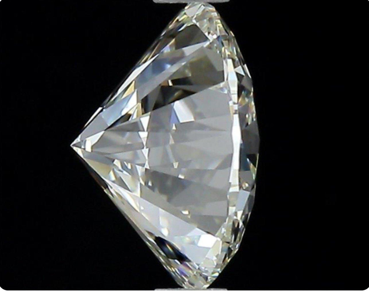 Taille ronde 1 carat de diamants naturels - 1,15 carat - Diamant rond brillant I VVS2 certifi GIA en vente