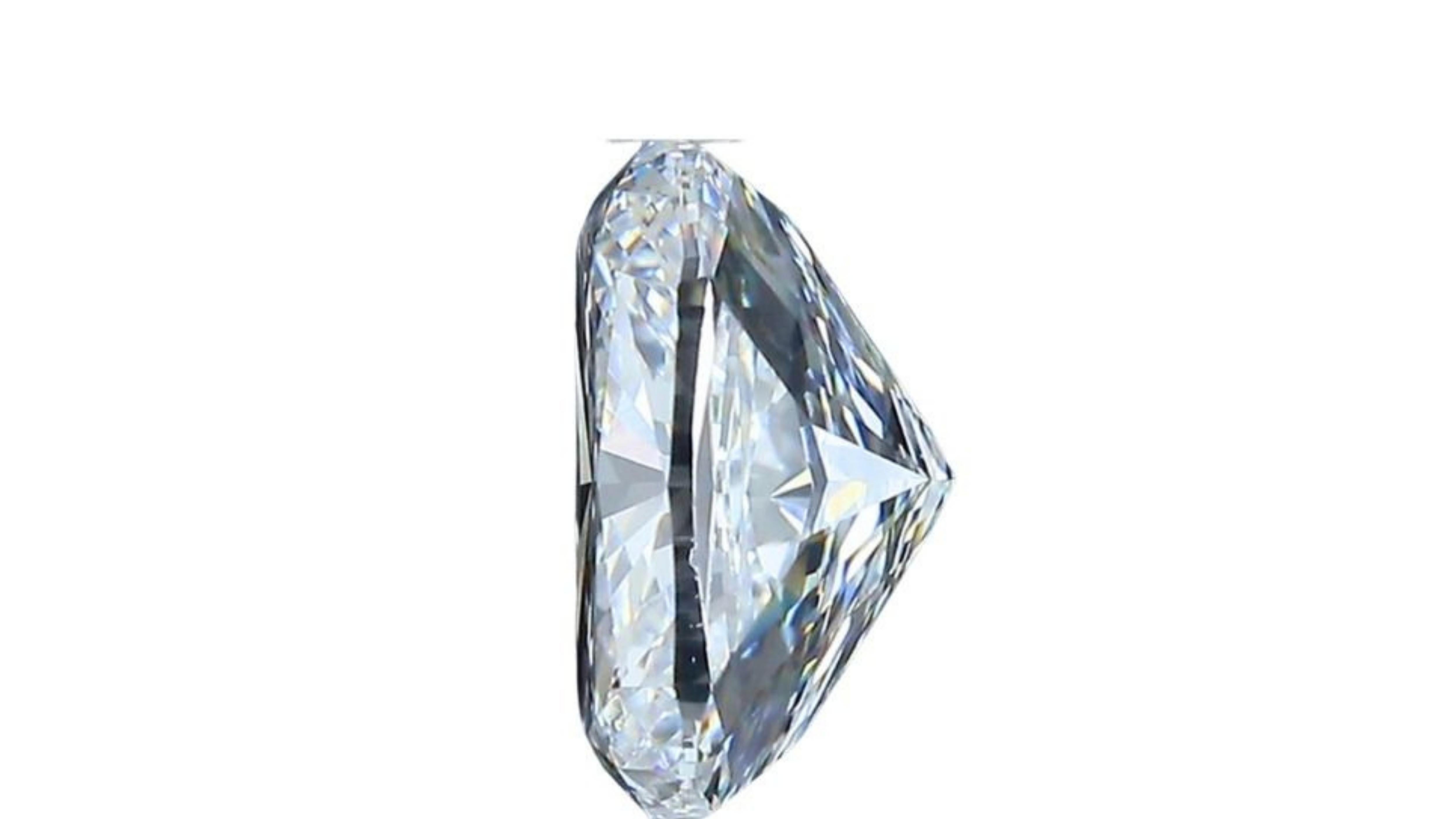 1 pc Brilliante 3ct Cushion Modified Brilliant Cut Natural Diamond Neuf - En vente à רמת גן, IL