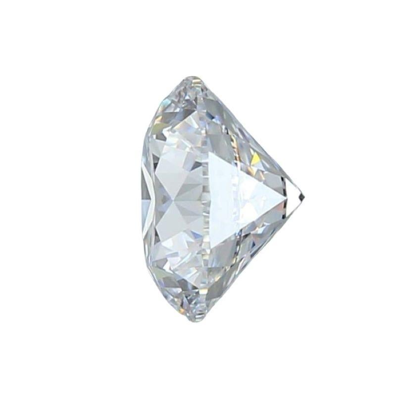 1 Stück funkelnder runder Brillantdiamant mit 0,90 Karat  (Rundschliff) im Angebot