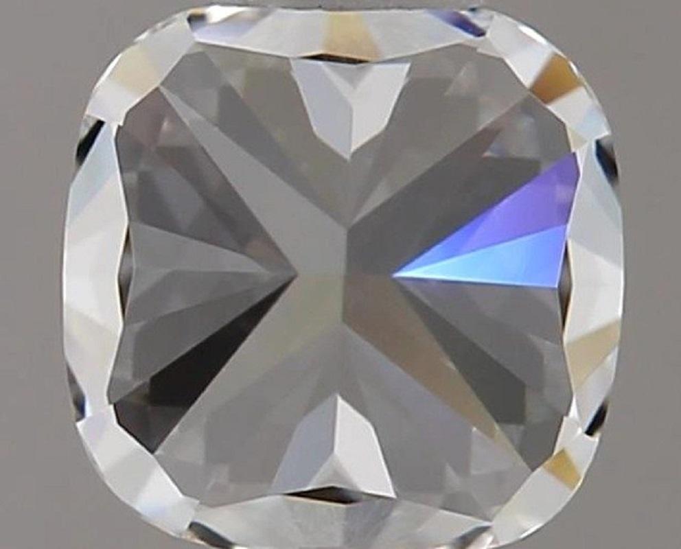 1 Stck natrlicher Diamant - 0,50 ct - Kissen - D ''colorless'' - VVS1, GIA-zertifiziert im Zustand „Neu“ im Angebot in רמת גן, IL