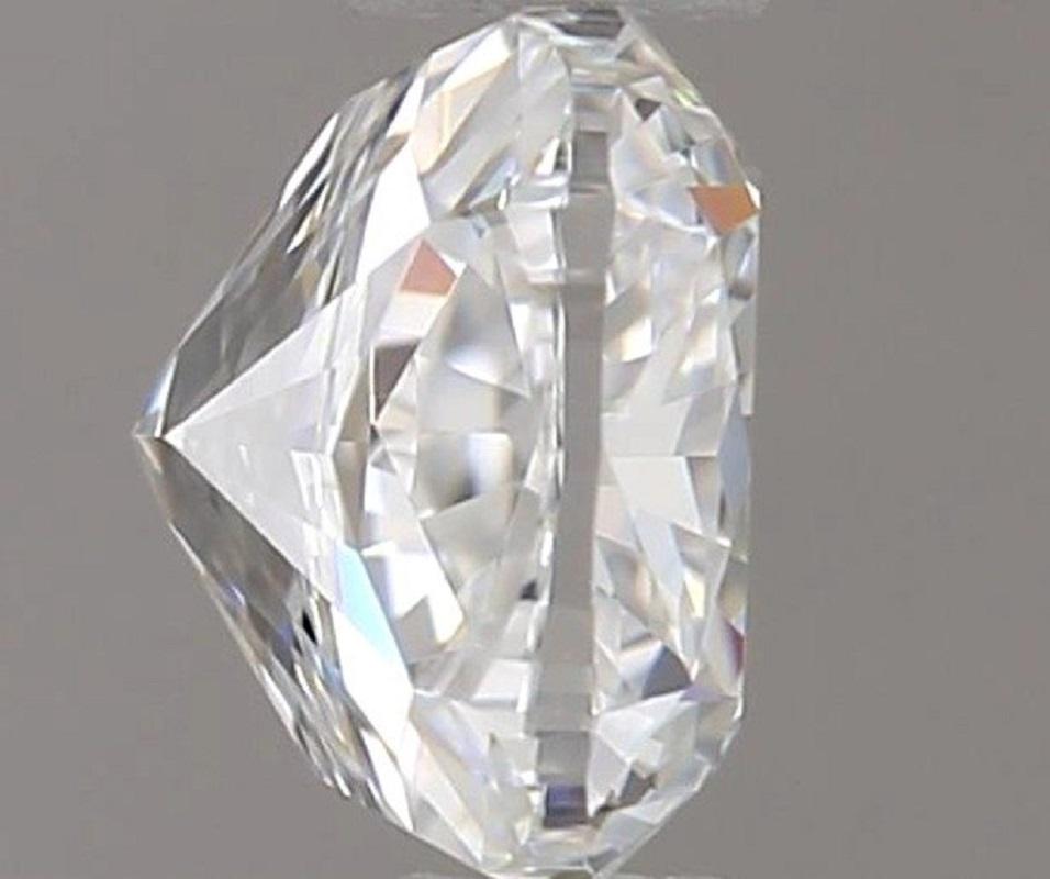 1 carat diamant naturel - 0,50 carat - Coussin - D  incolore  - VVS1, certifi GIA Unisexe en vente