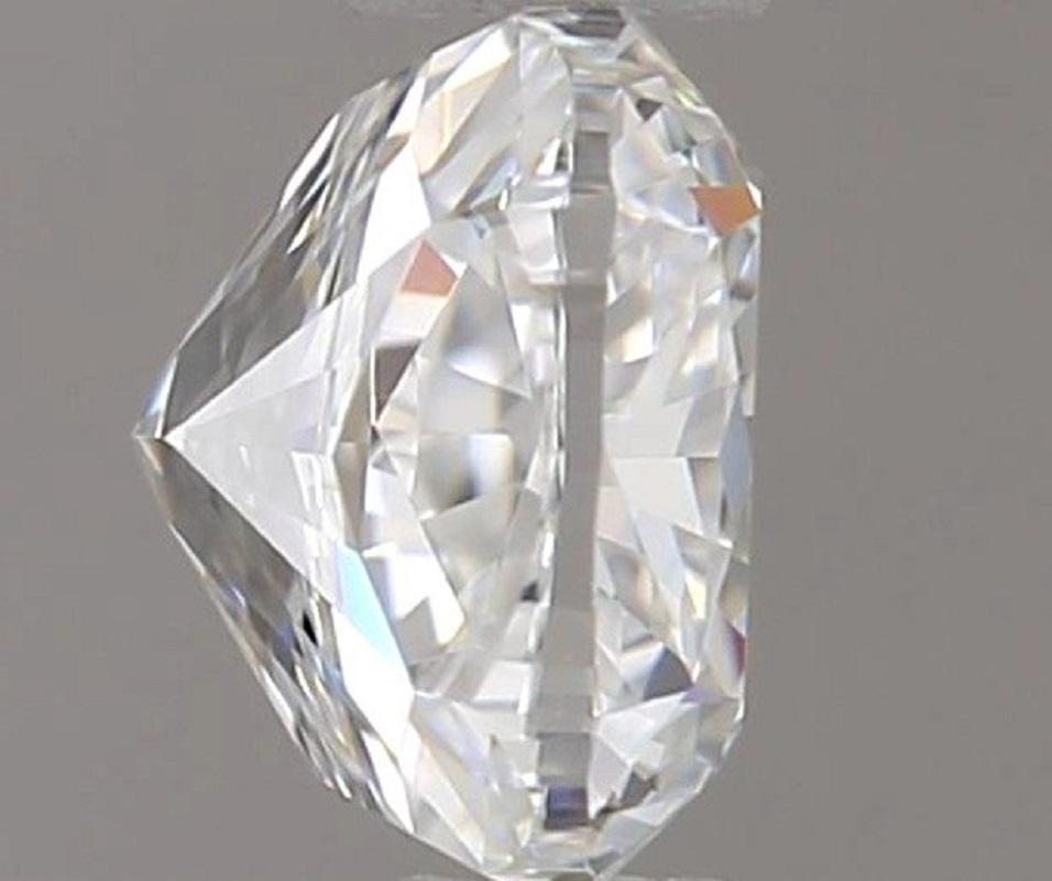 1 Stck natrlicher Diamant - 0,50 ct - Kissen - D ''colorless'' - VVS1, GIA-zertifiziert für Damen oder Herren im Angebot