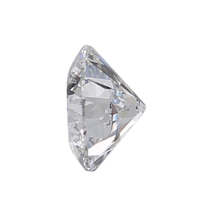 Round Cut 1 Pcs Natural Diamond, 0.50 Ct, Round, F, SI1, GIA Certificate For Sale