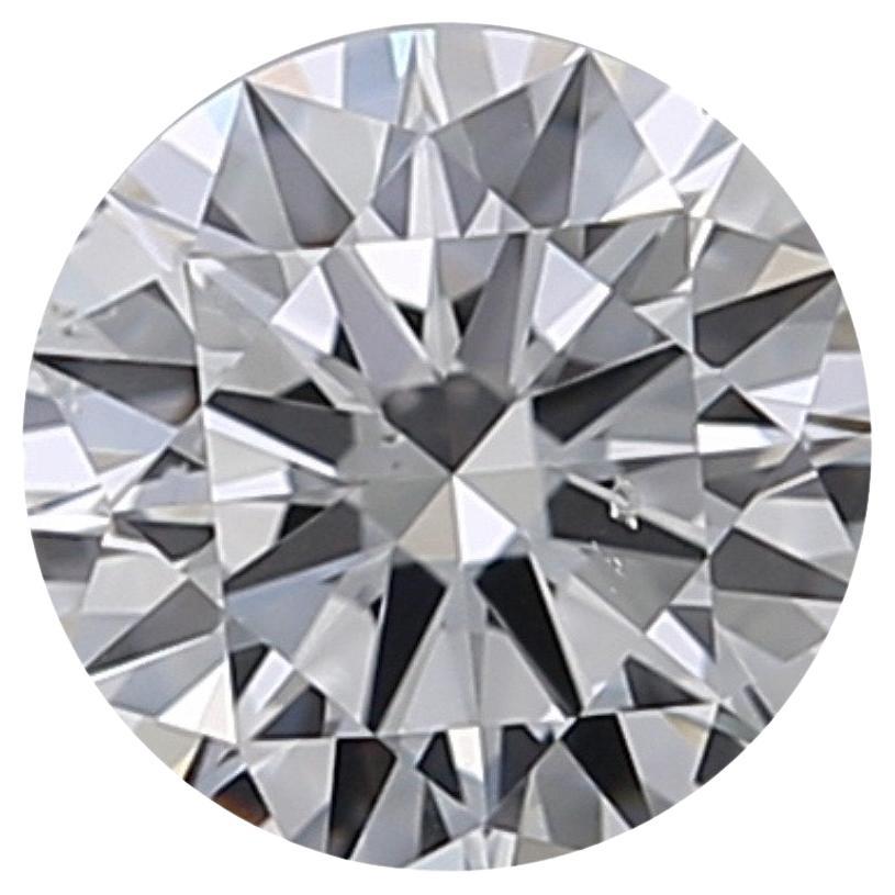 1 Pcs Natural Diamond, 0.50 Ct, Round, F, SI1, GIA Certificate For Sale