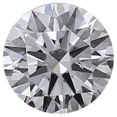 1 Pcs Natural Diamond, 0.50 Ct, Round, F, SI1, GIA Certificate
