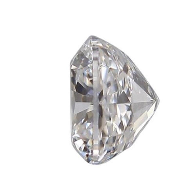 Taglio cuscino 1 Pz Diamante naturale, 0,61 Ct, Cuscino, E, VVS1 in vendita