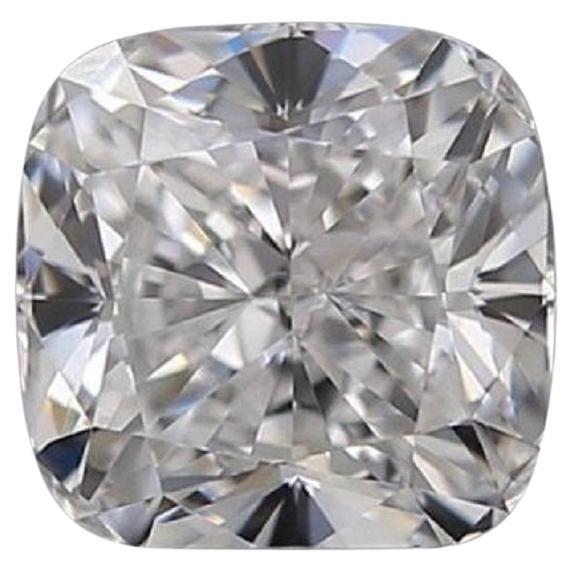 1 carat de diamant naturel, 0,61 carat, coussin, E, VVS1