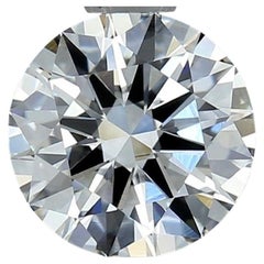 1 carat de diamant naturel, 1,31 carat, rond, F, VVS2, certificat GIA