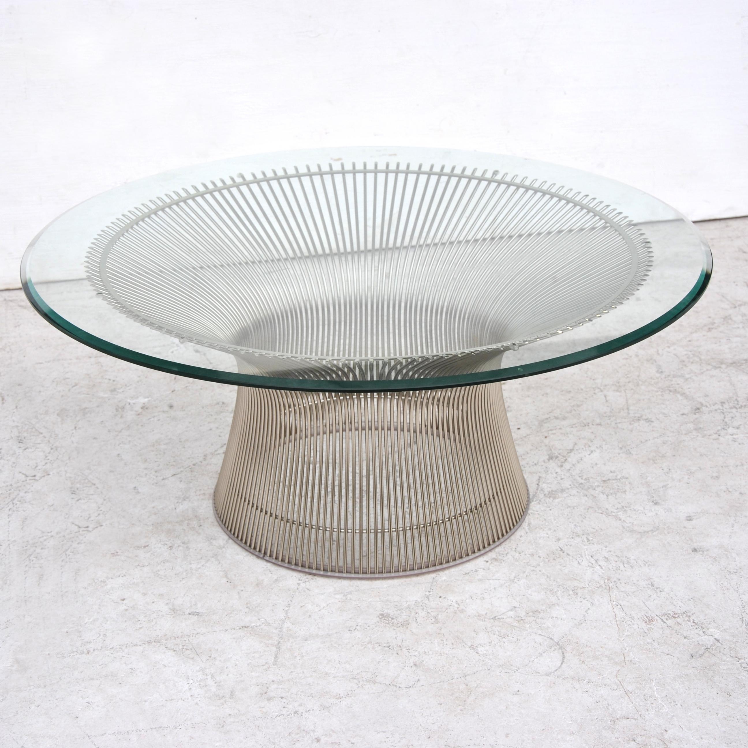 Mid-Century Modern 1 Platner Coffee Table Designed by Warren Platner for Knoll