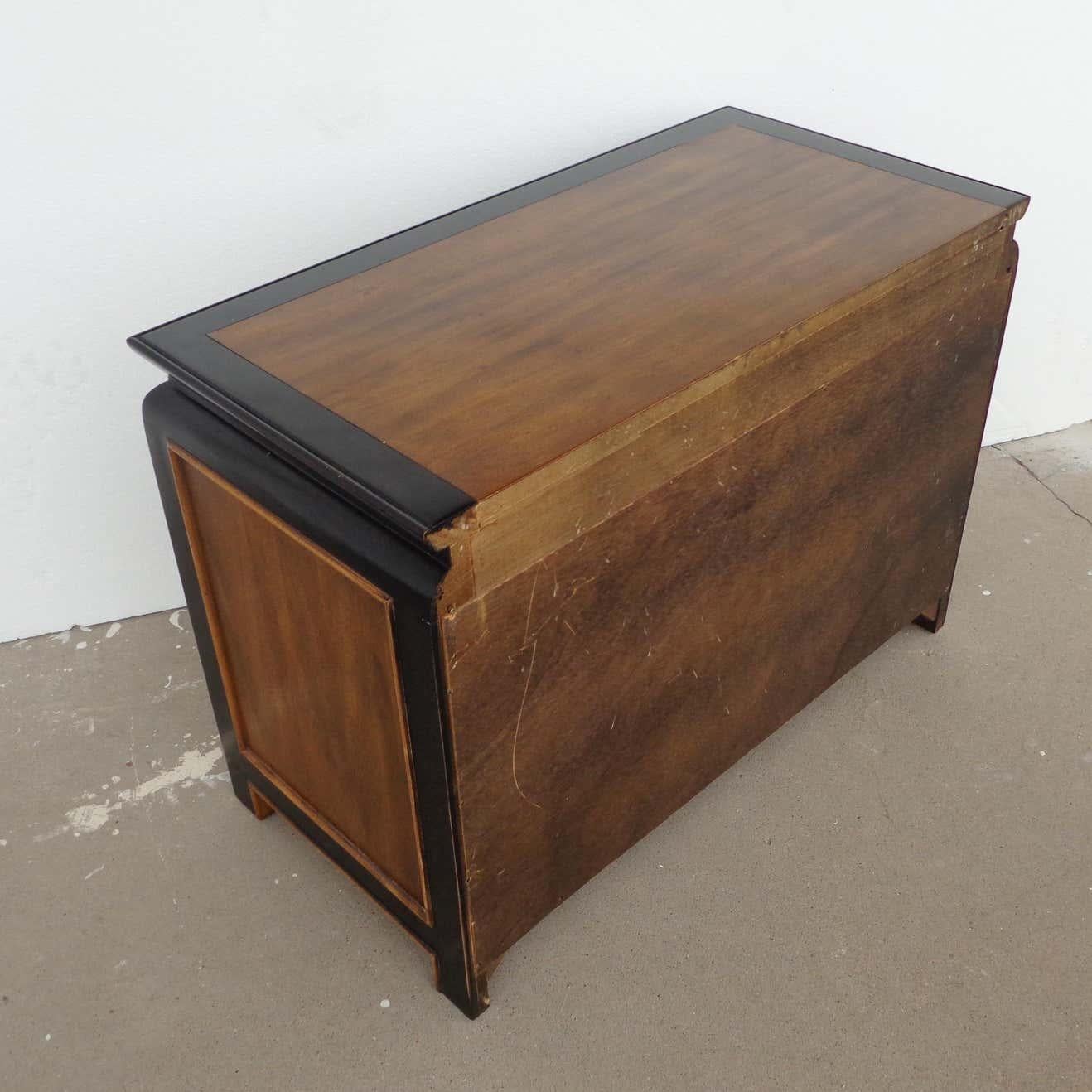 Raymond Karl Sobota Chin Hua nightstands for Century Furniture 

Raymond Karl Sobota (1914-2010) is an award-winning American furniture designer. He attended and obtained his degree in design from Kendall College of Art and Design in his native