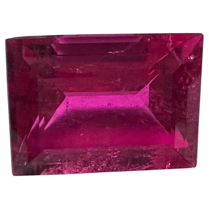 1 Rubelite Tourmaline fac. baguette cut 18x13.5mm, 18.07c.