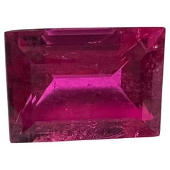 1 Turmalina rubelita fac. talla baguette 18x13,5mm, 18,07c.