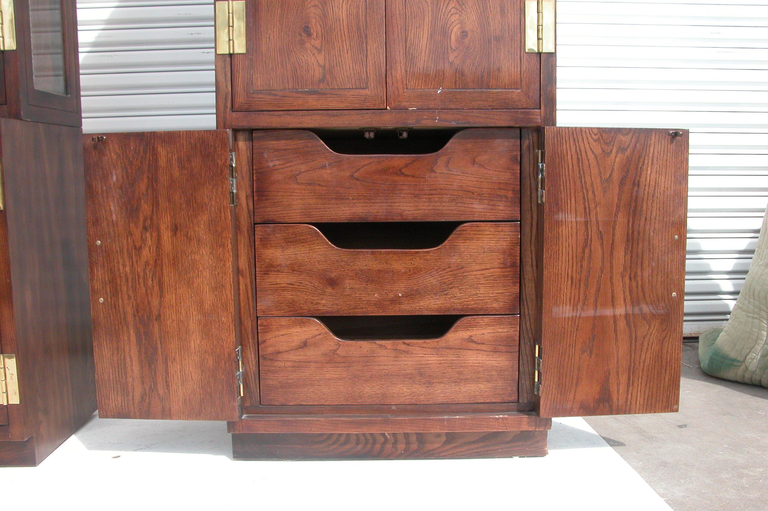 American 1 Scene One Campaign Style Henredon Armoire