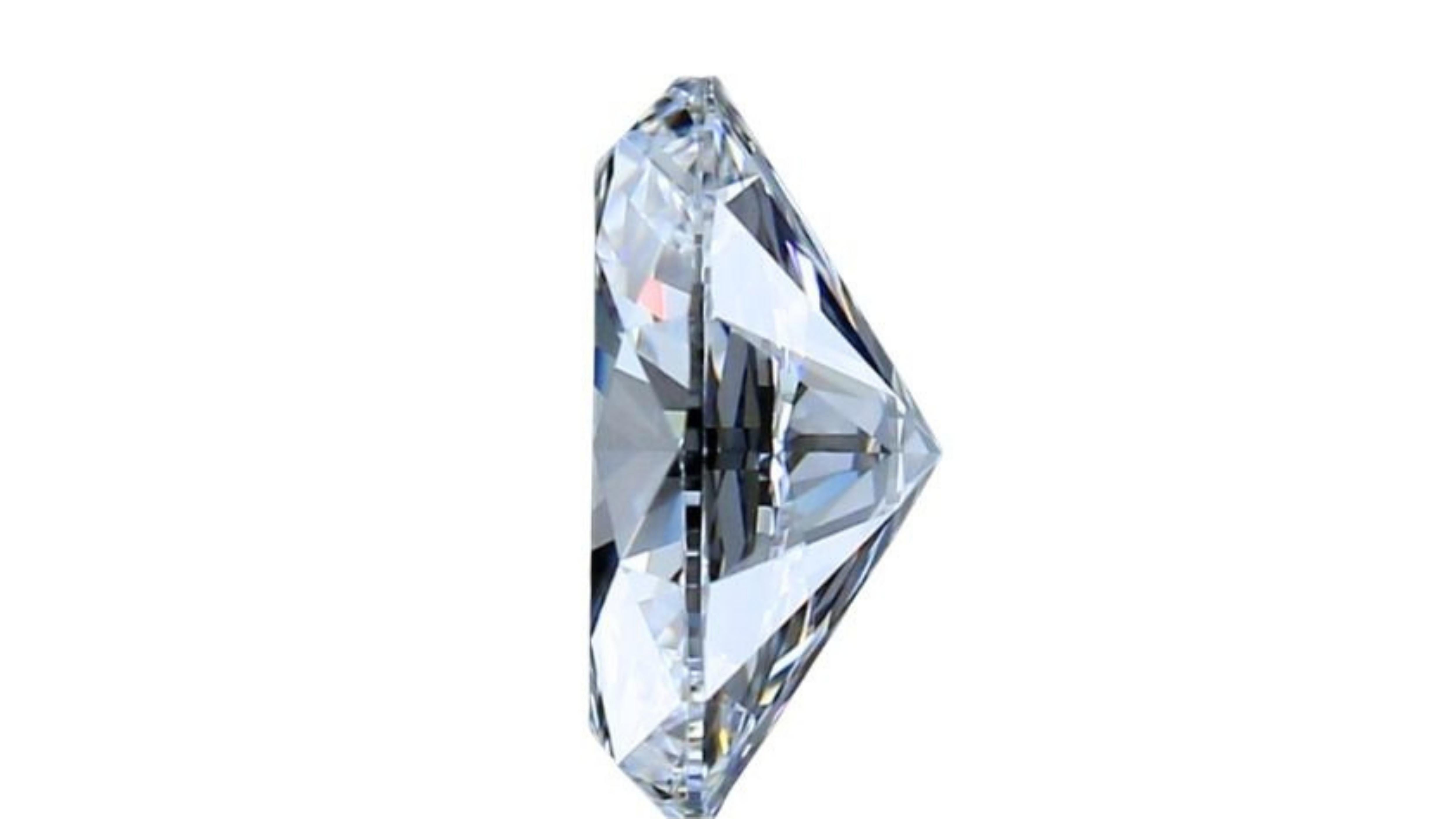 1 Sparkling 1.01 Oval Brilliant Cut Natural Diamond  For Sale 3