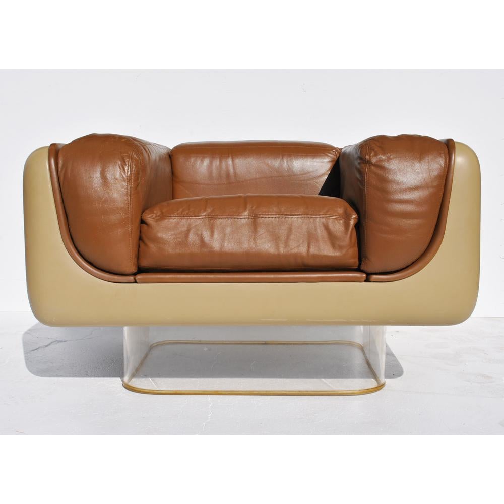 Late 20th Century  1 Steelcase #465 Soft Seating Series Lounge Chair by William Andrus