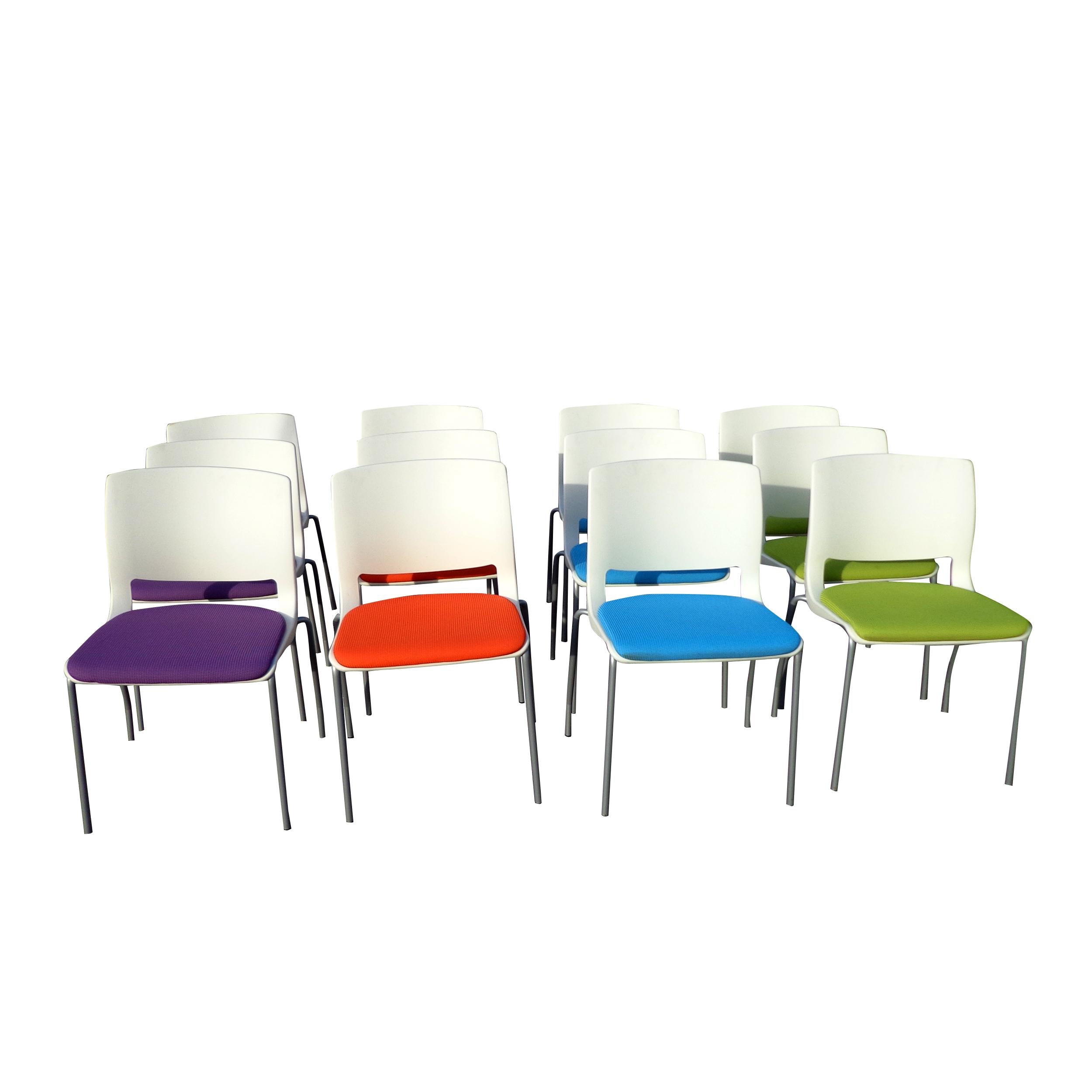 Modern 1 Teknion Variable Stacking Chair by by Alessandro Piretti For Sale
