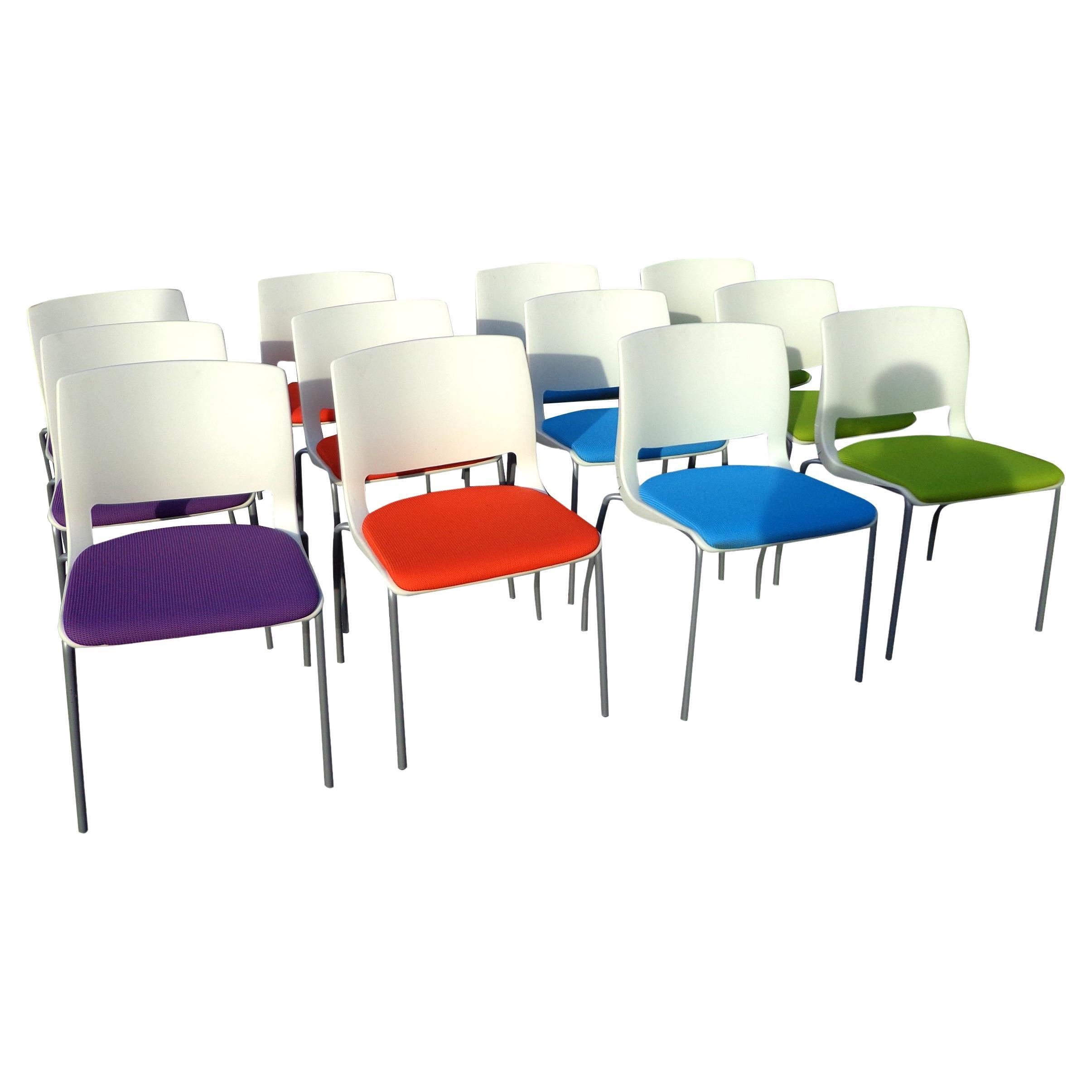 1 Teknion Variable Stacking Chair by by Alessandro Piretti For Sale