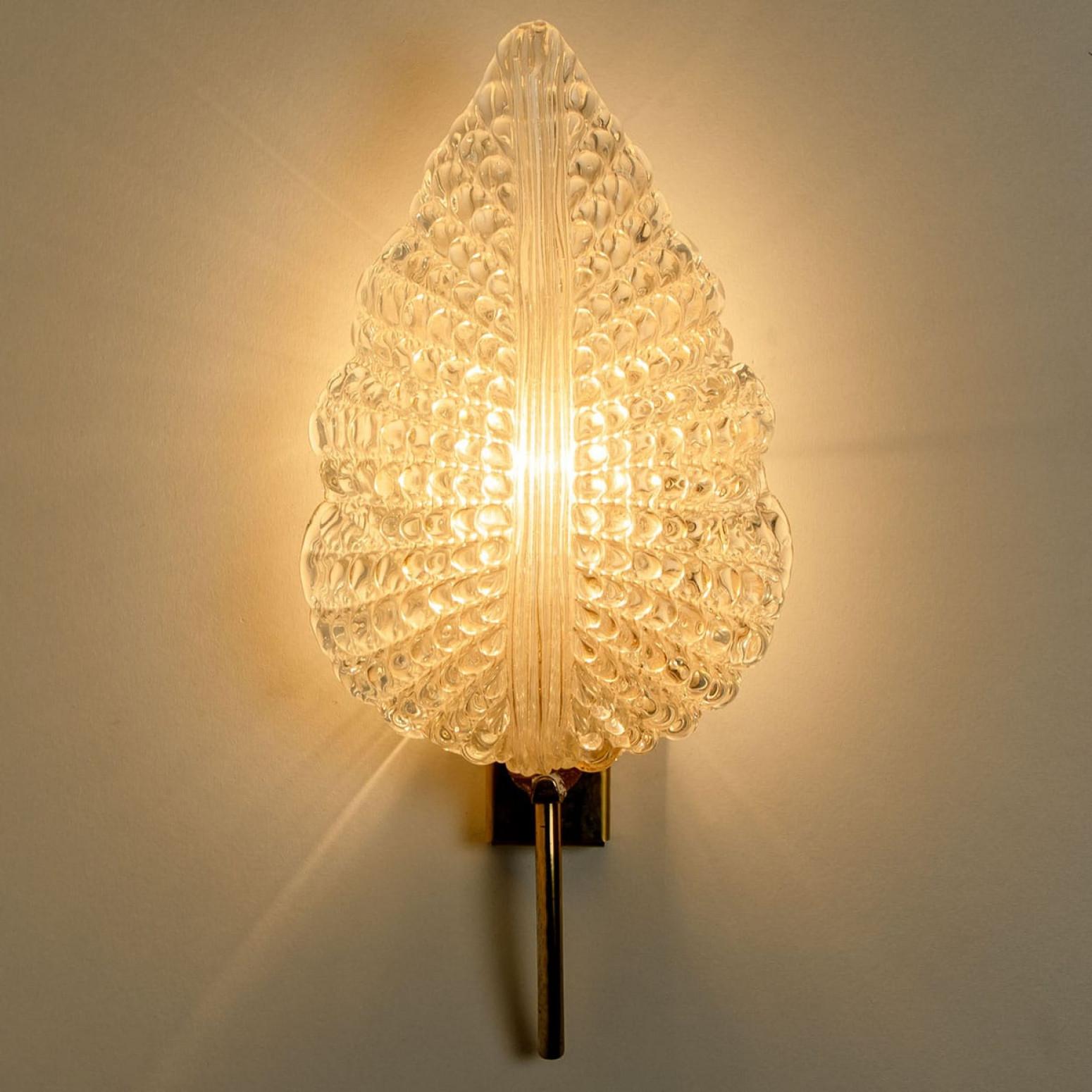 1 the 3 Pairs of Large Wall Sconces in the Style of Barovier & Toso, Italy in vendita 2