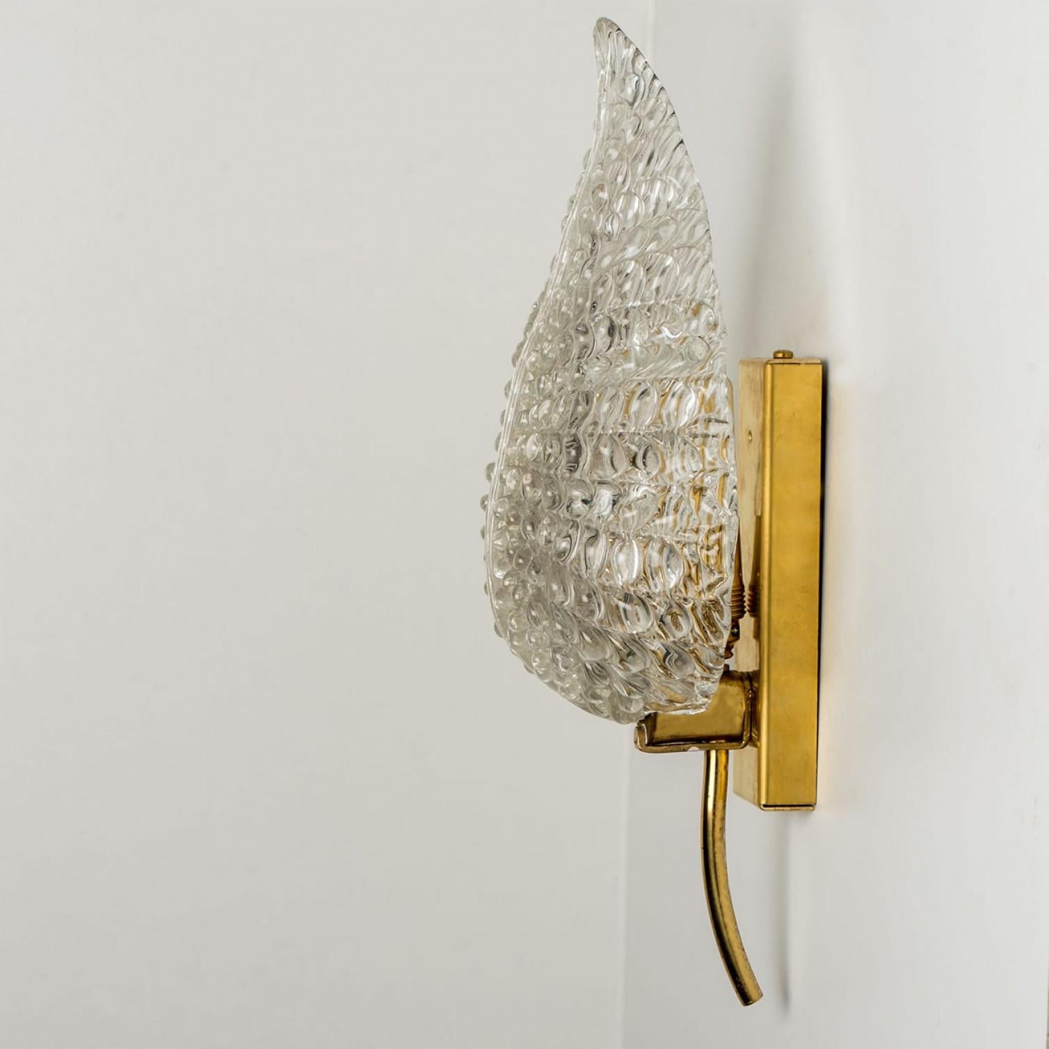 1 los 3 Pares de Grandes Apliques de Pared Estilo Barovier & Toso, Italia en venta 7