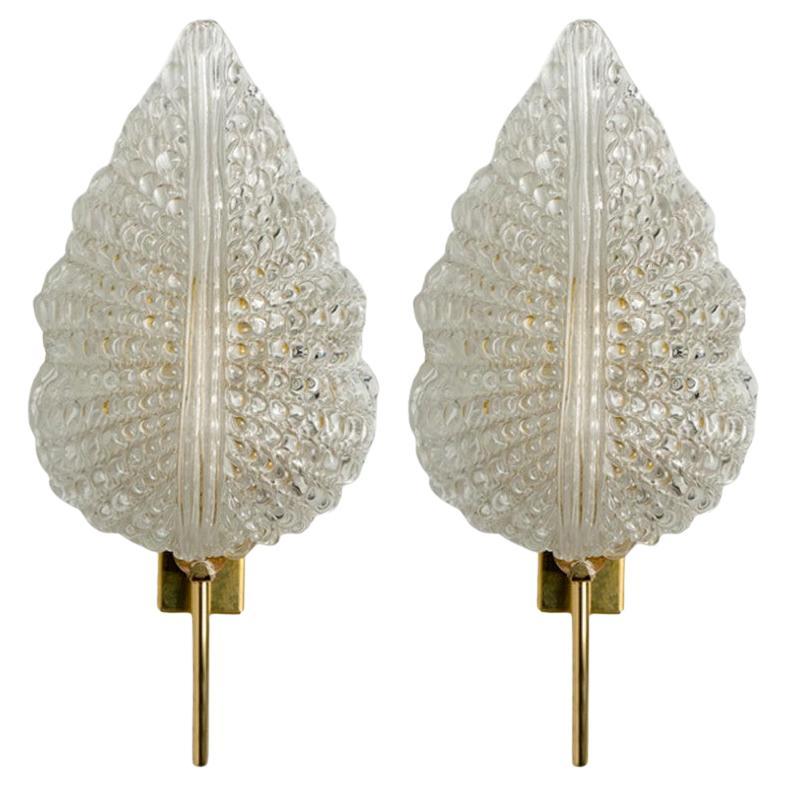 1 des 3 paires de grandes appliques murales dans le style de Barovier & Toso, Italie en vente
