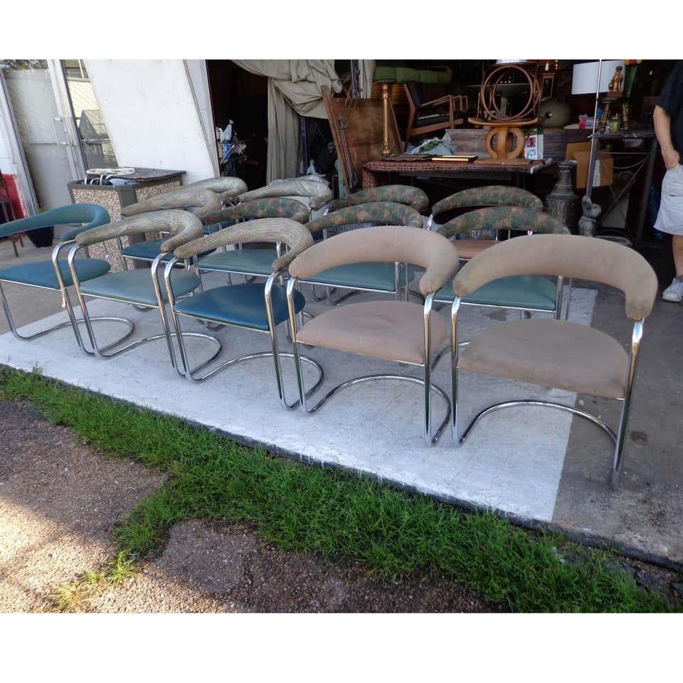 Anton Lorenz fauteuil en porte-à-faux chromé « 1 » Bon état - En vente à Pasadena, TX