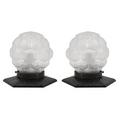 1 a 2 Lámparas de mesa art déco francesas, 1920