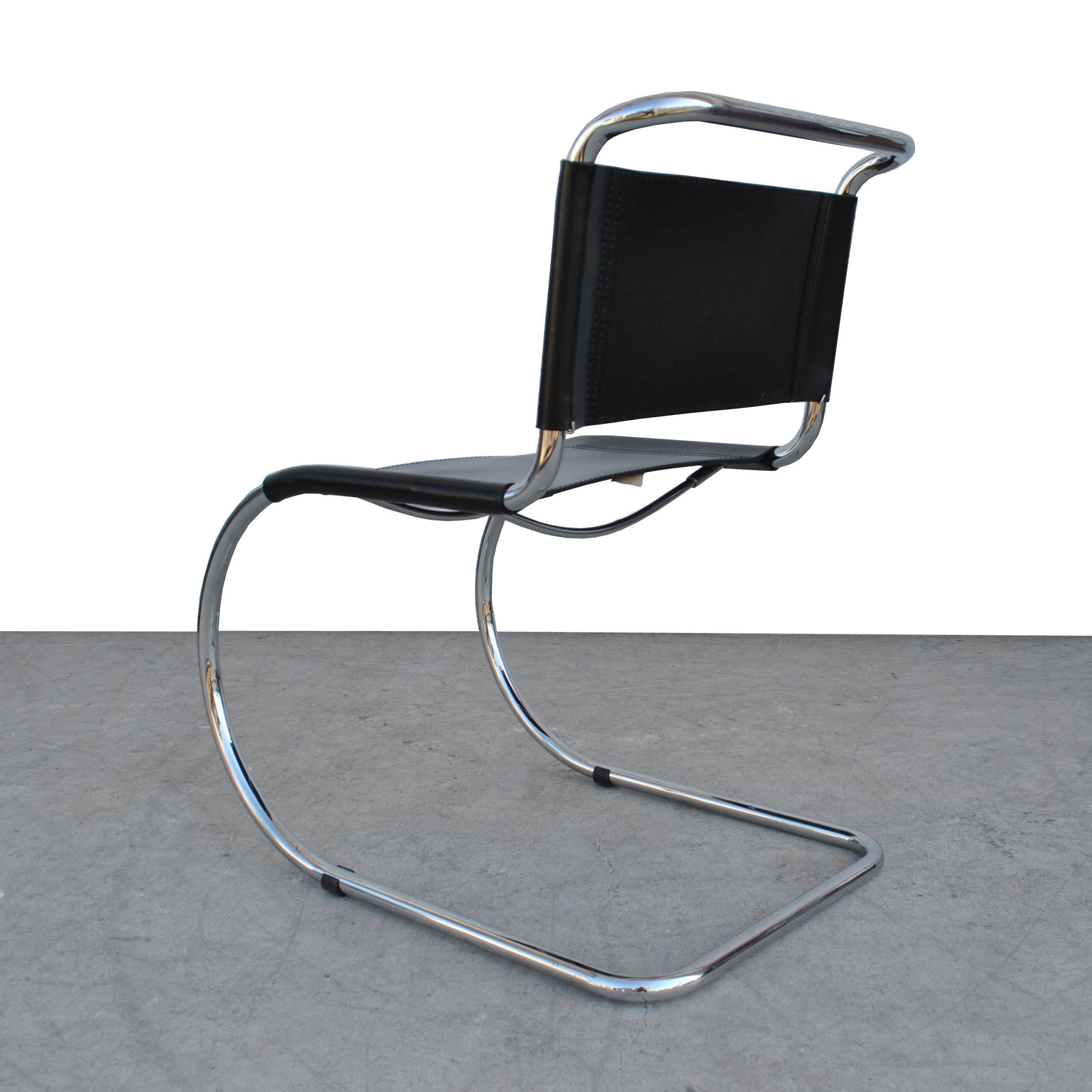 European 1 Tubular MR10 Chair by Ludwig Mies van der Rohe Gordon Int'l
