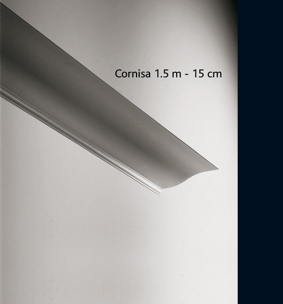 Lange moderne, wandmontierte, minimalistische Regale aus Aluminium (1 Einheit: 15 cm/1,5 M) im Zustand „Neu“ im Angebot in Barcelona, ES