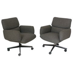 Fauteuil vintage à dossier bas vintage Knoll Zapf 1