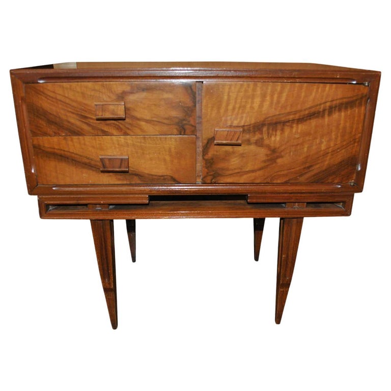1 Vintage Midcentury Rosewood Side Table Nightstand For Sale