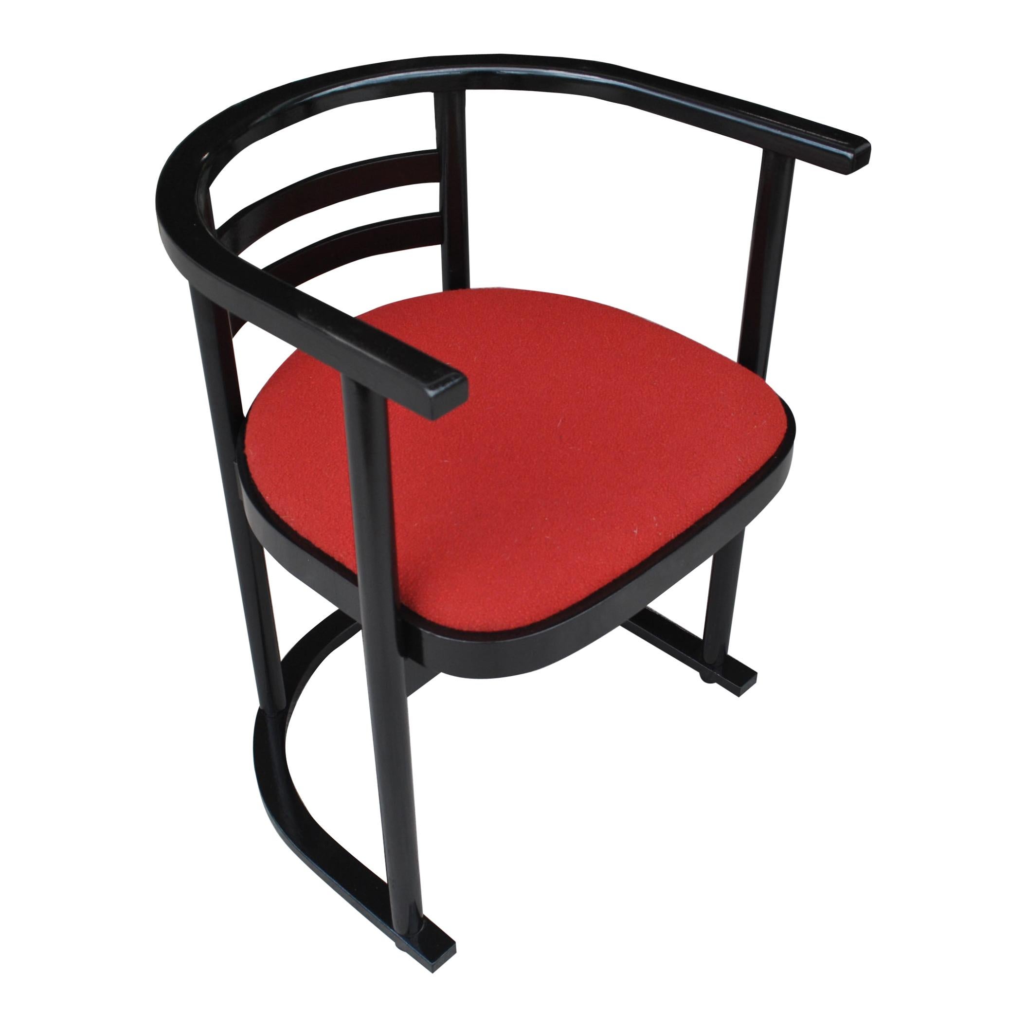 1 Vintage Thonet Josef Hoffmann Style Bauhaus Chair For Sale