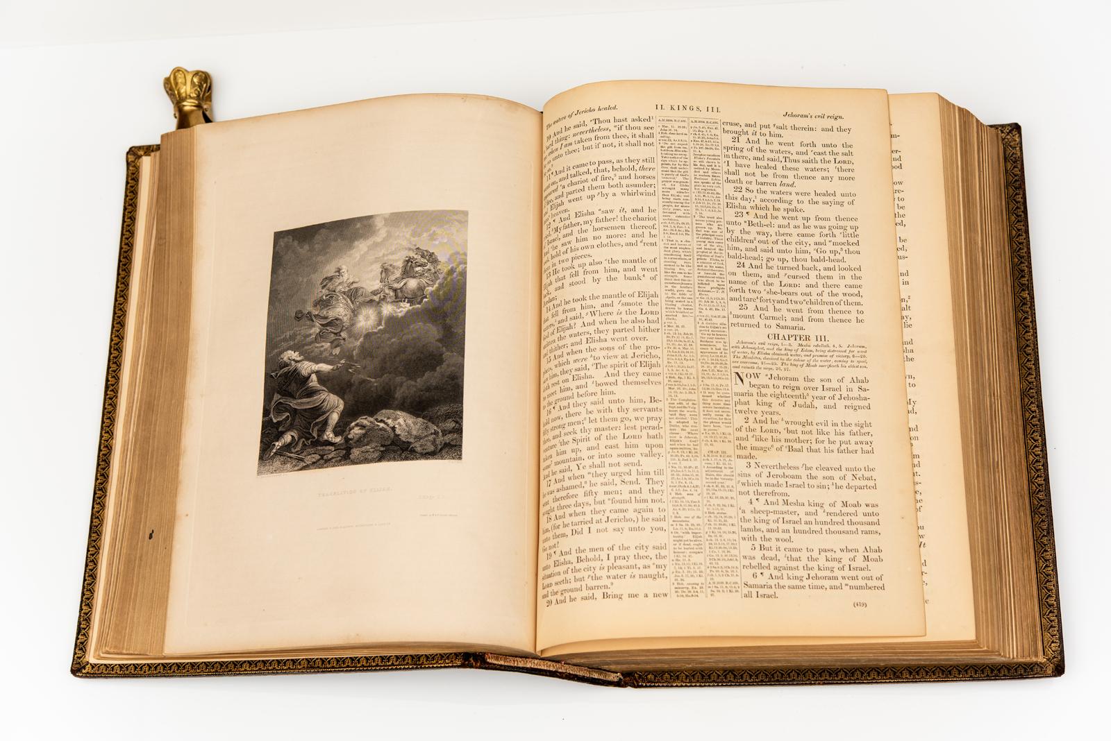 Cuir 1 vol. Anon, The Imperial Family Bible, Containing the Old and New Testaments en vente