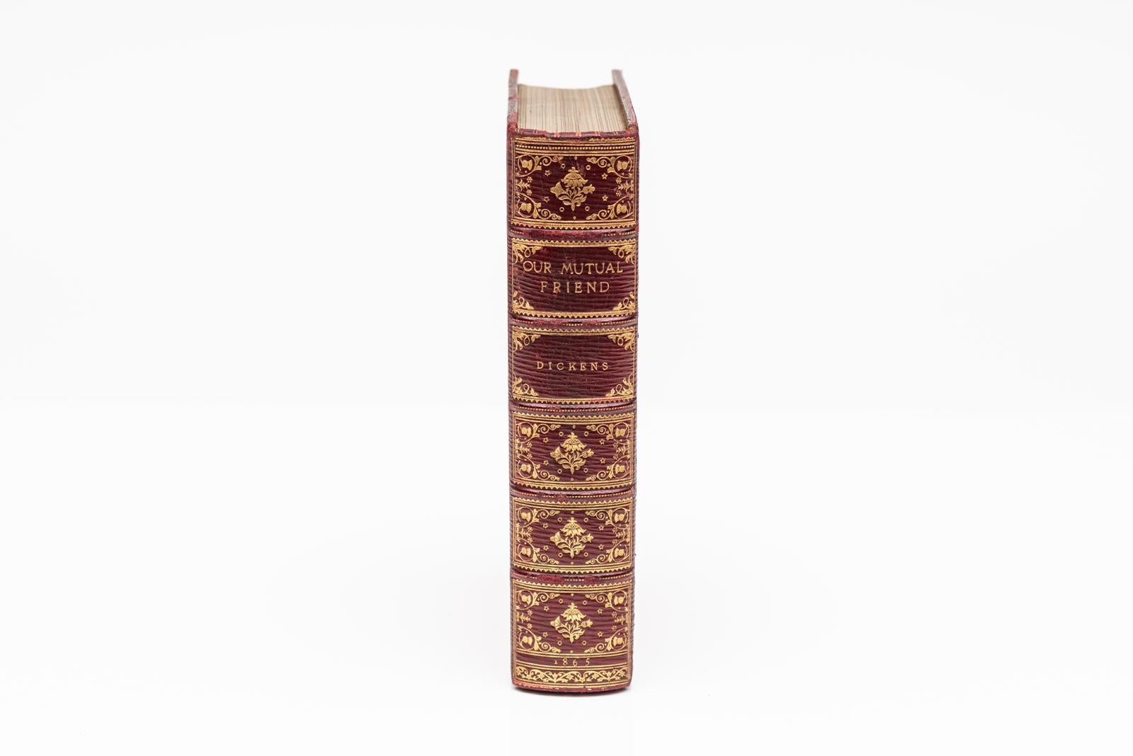 19th Century 1 Vol. Charles Dickens, Our Mutual Friend For Sale