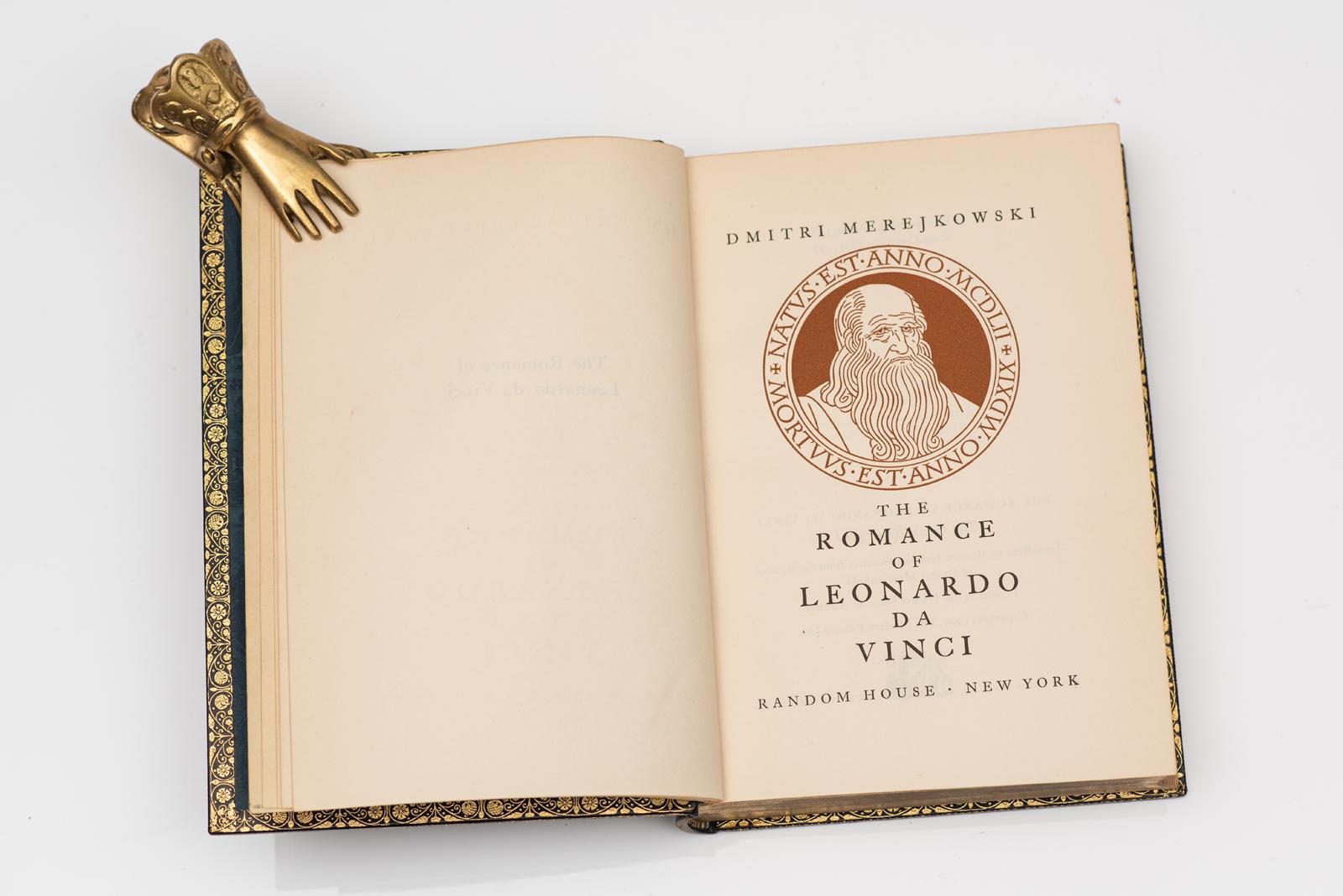 1 Vol. Dmitri Merejkowski, El romance de Leonardo da Vinci Estadounidense en venta