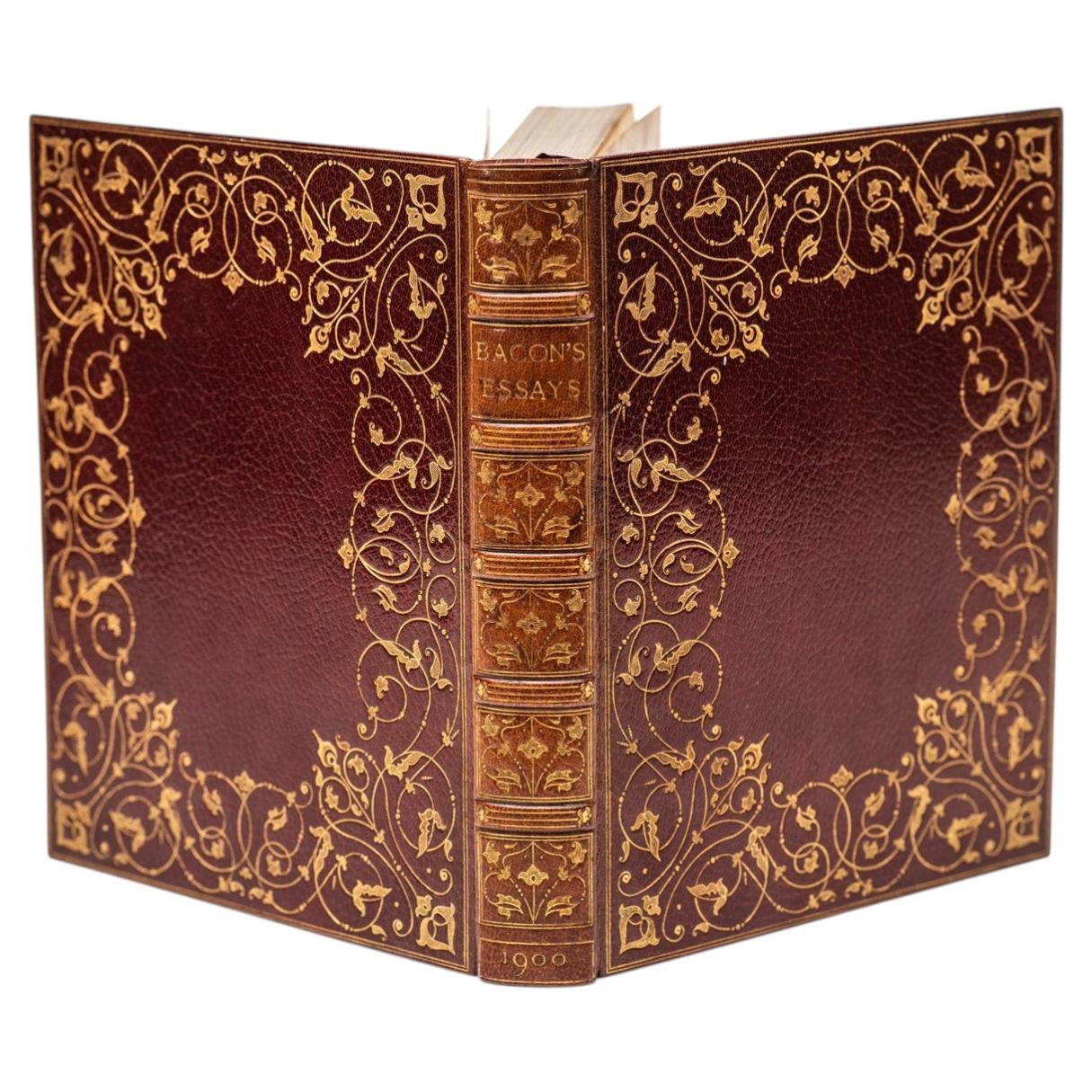 1 vol. Francis Bacon, Bacon’s Essays.