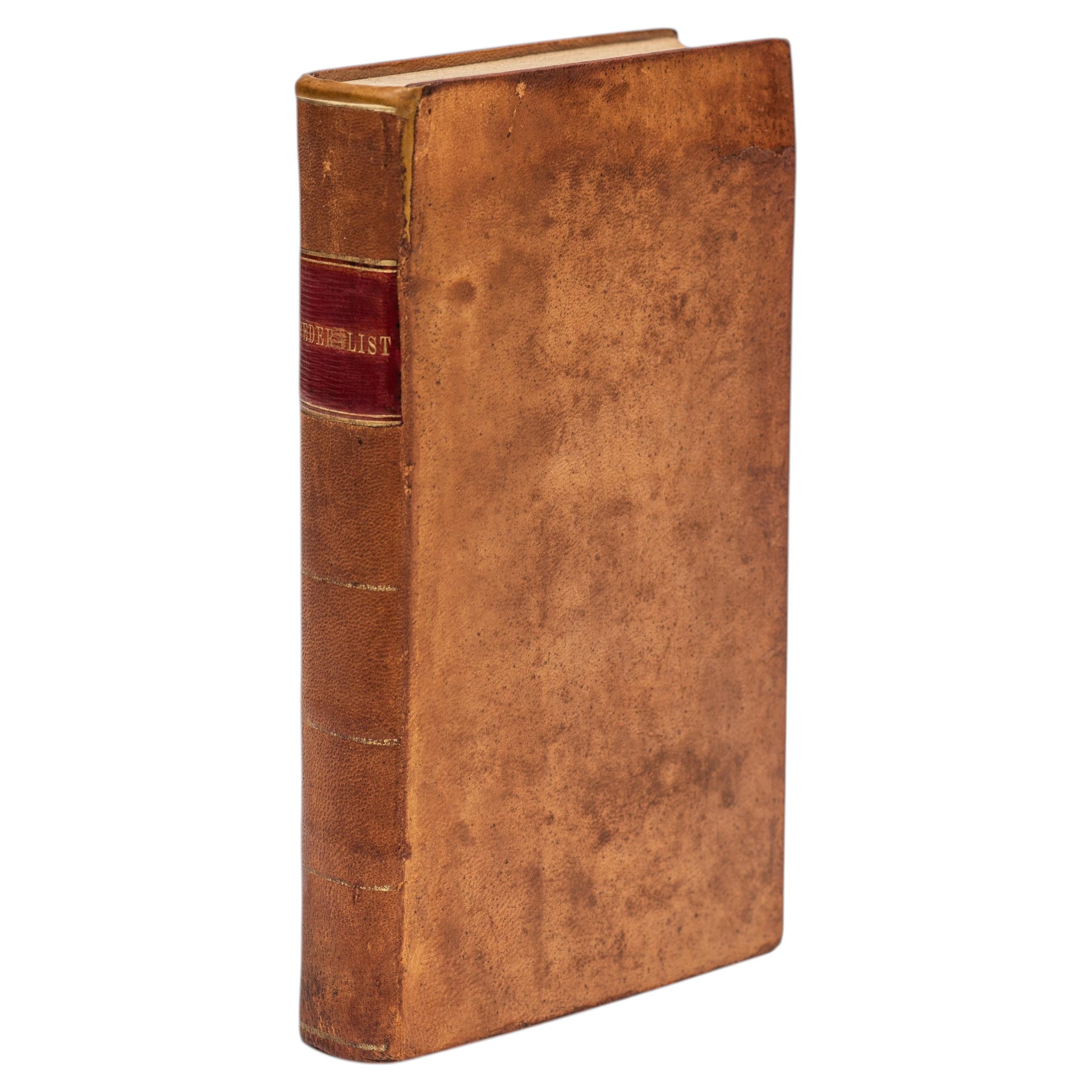 1 vol. Hamilton, Madison, Jay, Il Federalista sulla Nuova Costituzione