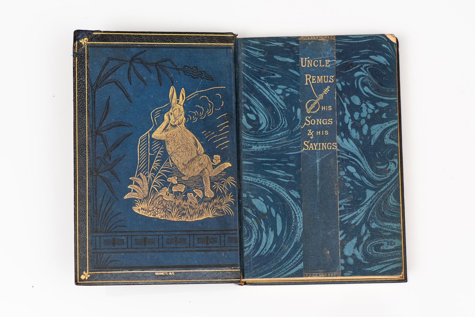 1 Vol. Joel Chandler Harris, El tío Remus, sus canciones y sus dichos, el folklore de las viejas plantaciones. Primera edición. Primer número sin 8 páginas de anuncios. La palabra 
