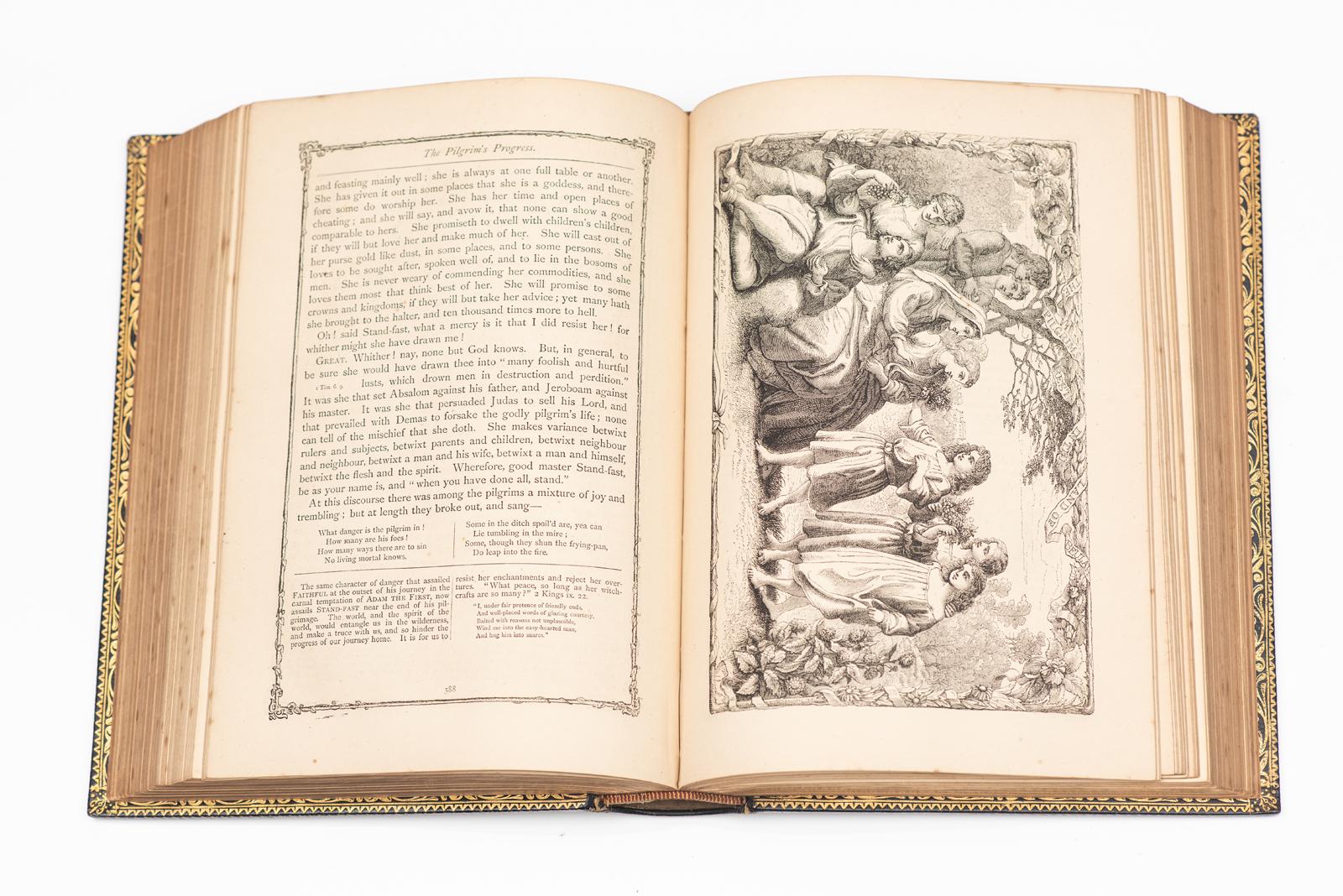 1 Vol. John Bunyan, The Pilgrim's Process In Good Condition For Sale In New York, NY