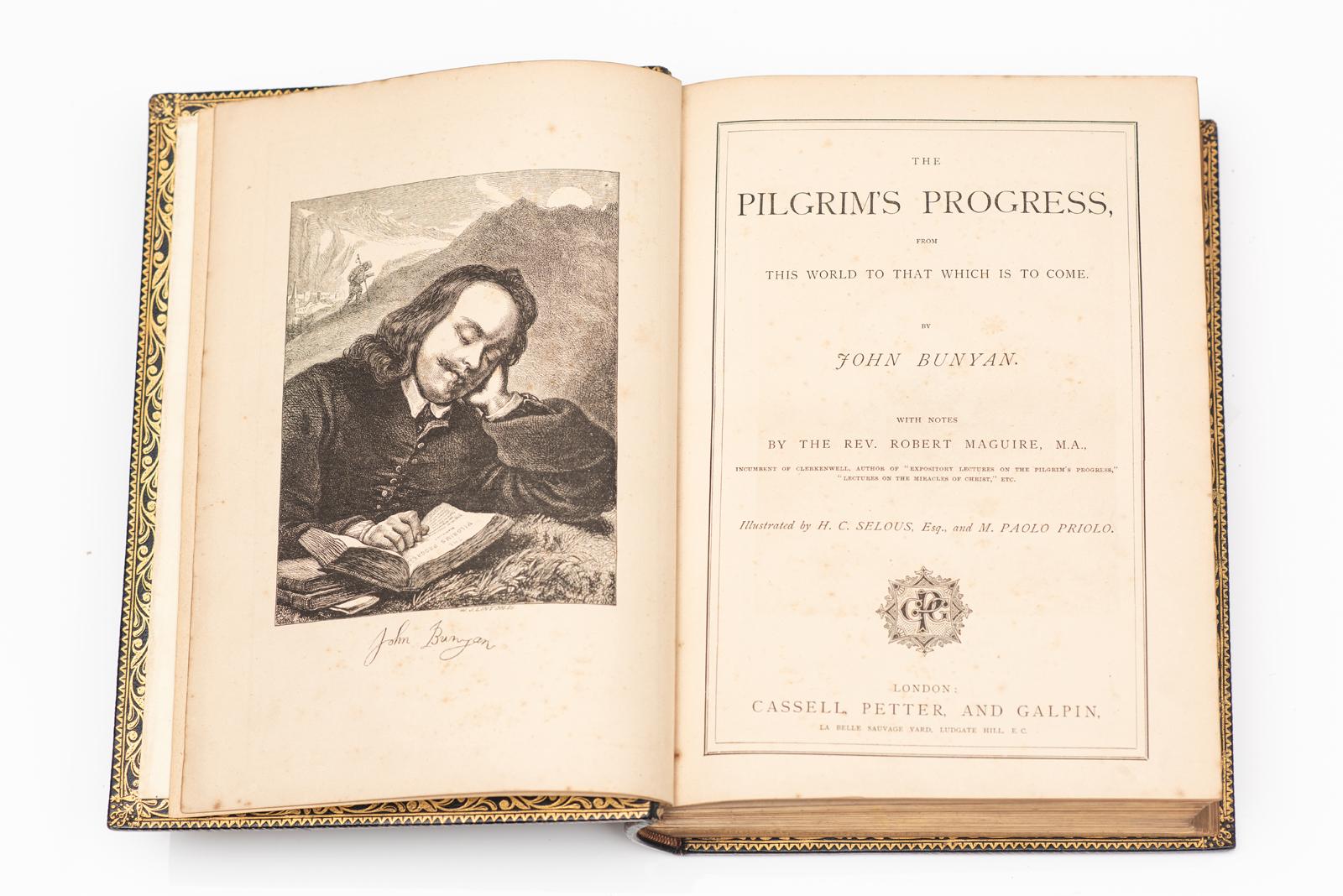 19th Century 1 Vol. John Bunyan, The Pilgrim's Process For Sale