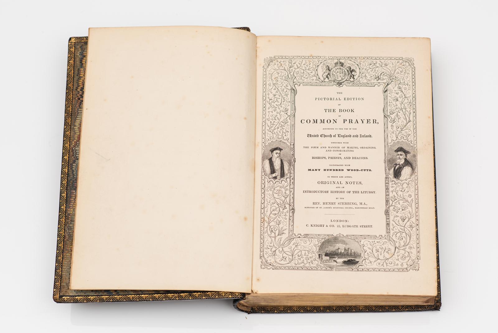 1 Vol. Rev. Henry Stebbing, M.A., Edición ilustrada del Libro de Oración Común Inglés en venta